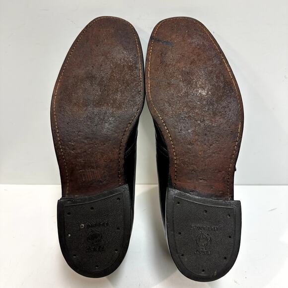 VERY GOOD VTG Alden Single Monk Strap Black Calfskin 9.5 Narrow A/C main image 10